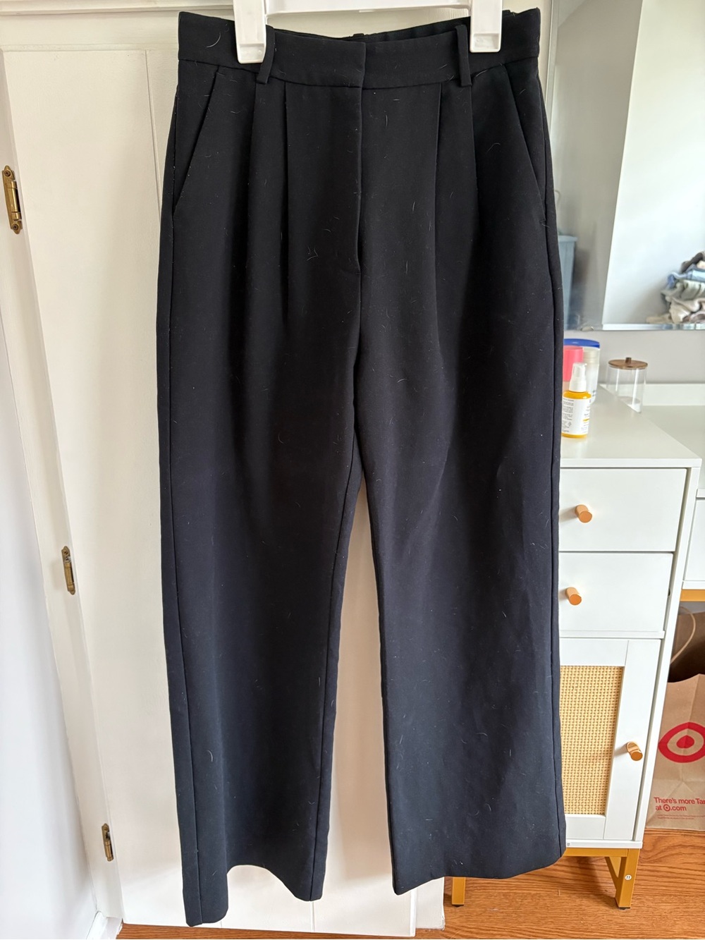 Abercrombie & Fitch Navy/Black Ribbed Waistband Pants
